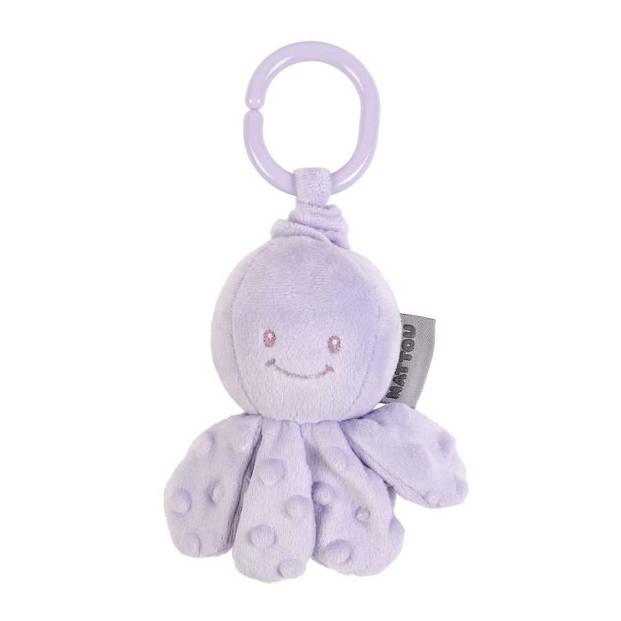 Christmas Hippychick | Nattou Vibrating Octopus - Lilac