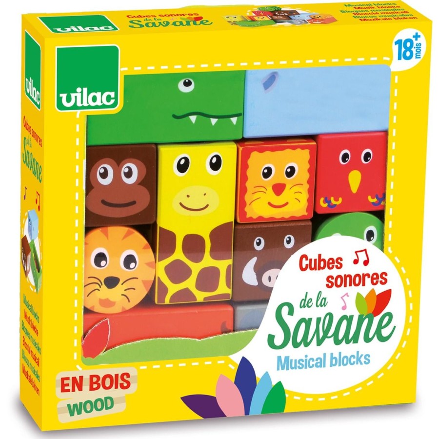 Christmas Hippychick | Vilac Savannah Musical Blocks