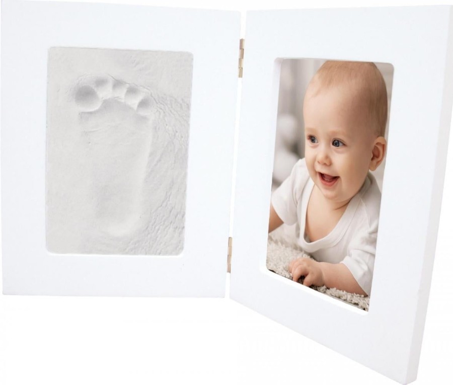 Christmas Hippychick | Happy Hands Double Frame White