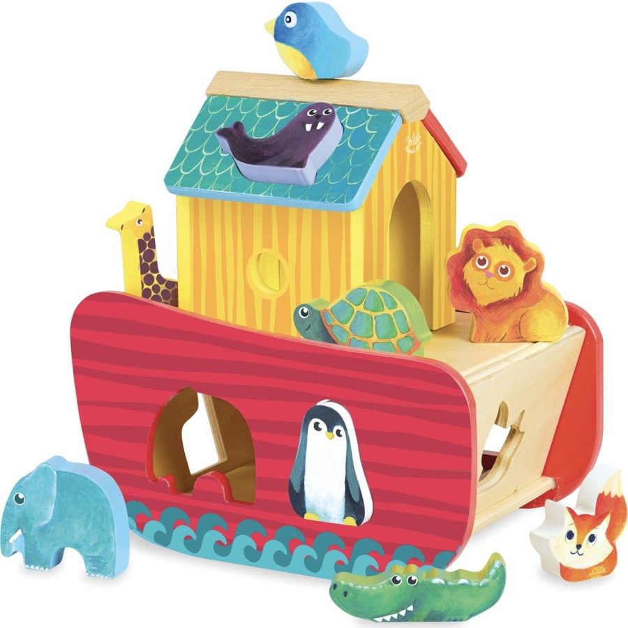 Christmas Hippychick | Vilac Animals Ark Shape Sorter