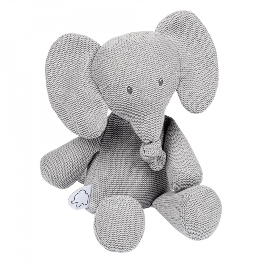 Christmas Hippychick | Nattou Tembo Elephant Knitted Cuddly Grey