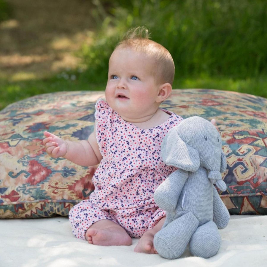 Christmas Hippychick | Nattou Tembo Elephant Knitted Cuddly Grey