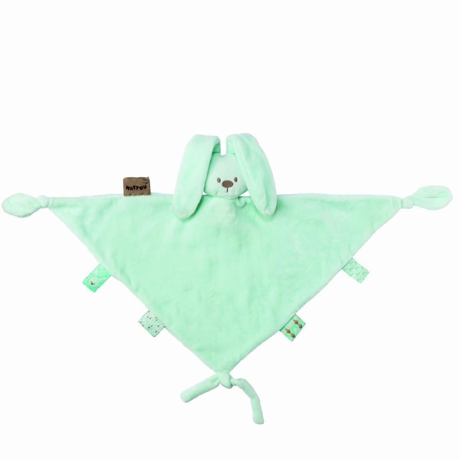 Christmas Hippychick | Nattou Plush Lapidou Maxi Doudou - Mint Green