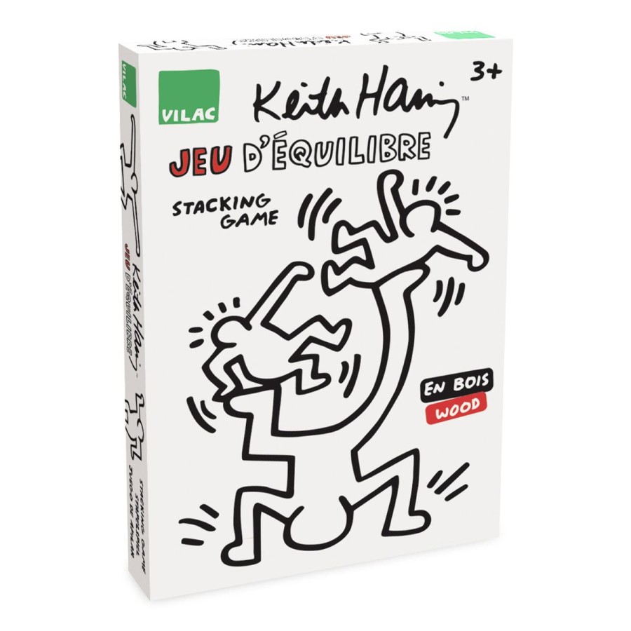 Christmas Hippychick | Vilac Keith Haring Stacking Figures