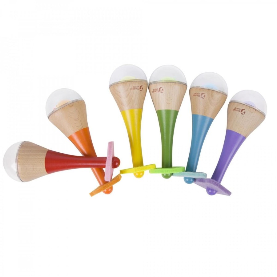 Christmas Hippychick | Classic World Rainbow Maracas