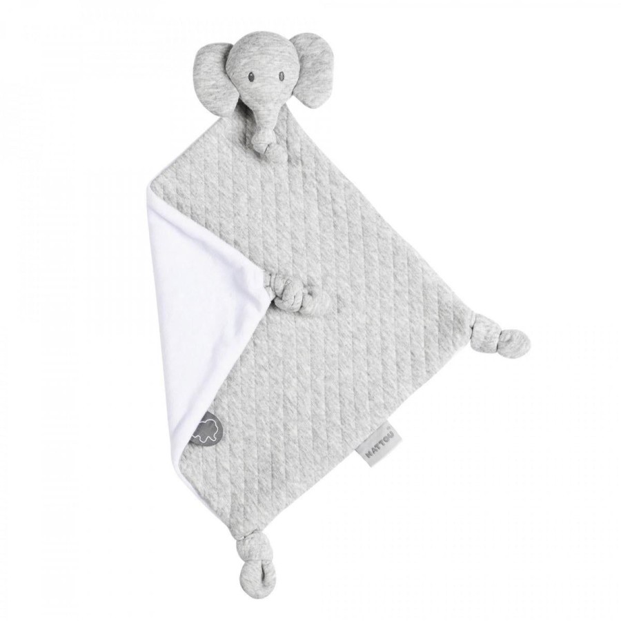 Christmas Hippychick | Nattou Tembo Elephant Doudou Grey