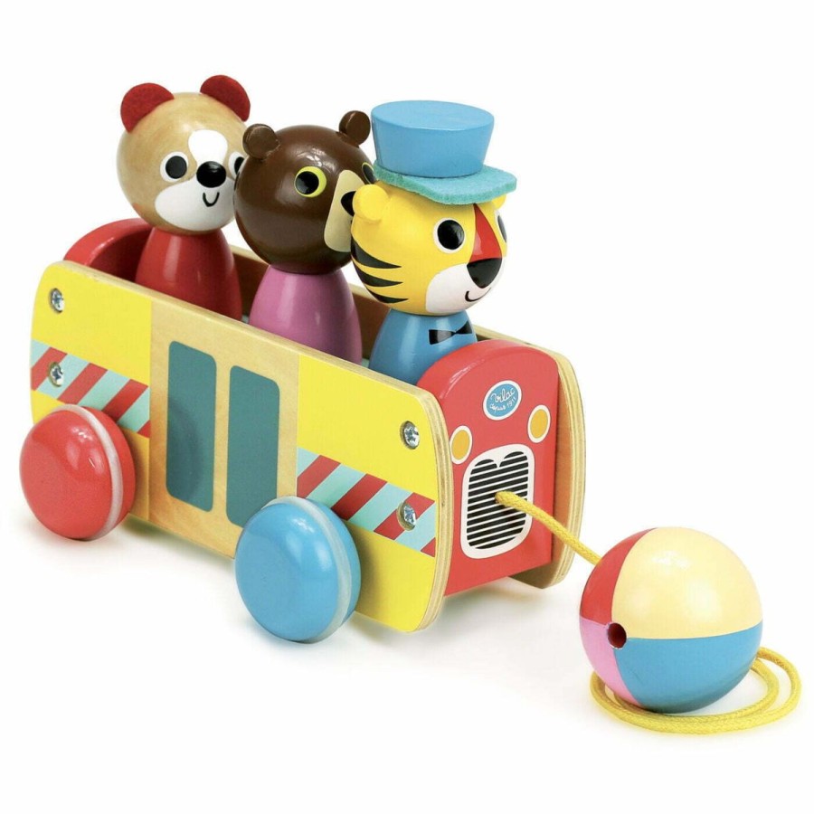 Christmas Hippychick | Vilac Coach Pull Toy