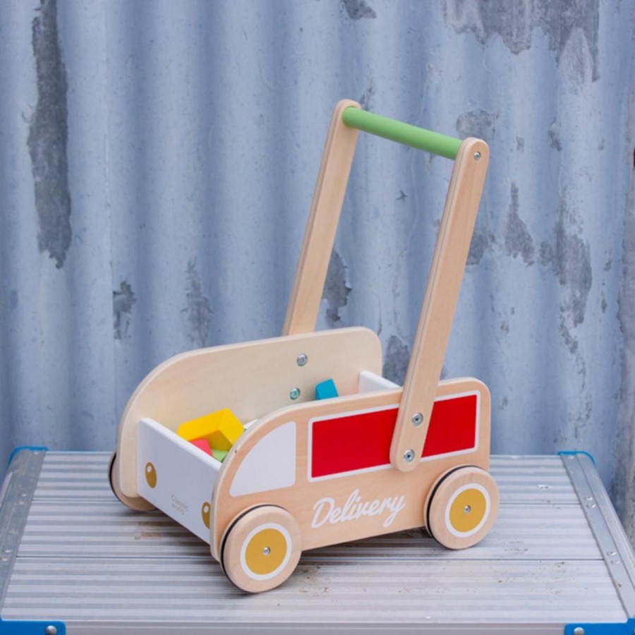 Christmas Hippychick | Classic World Delivery Truck Baby Walker With Blocks