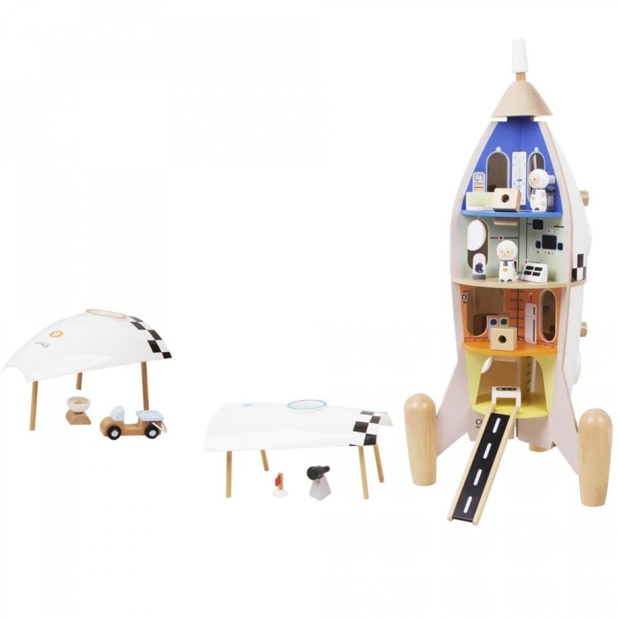 Christmas Hippychick | Classic World Wooden Rocket Ship