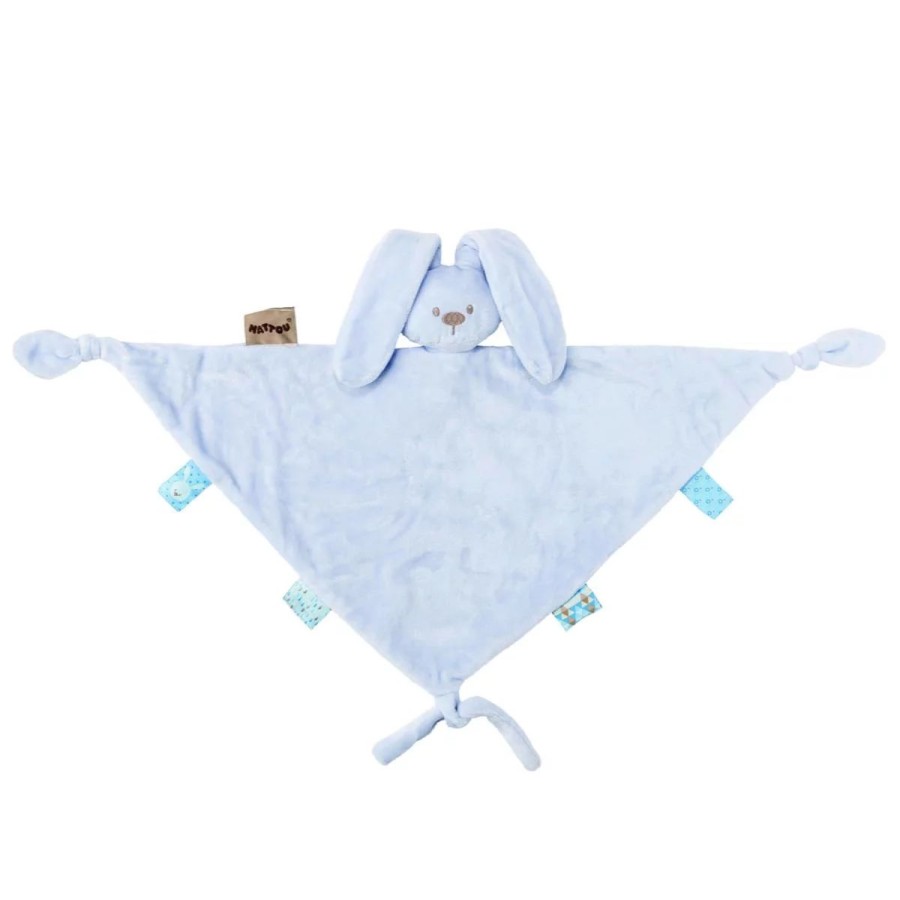 Christmas Hippychick | Nattou Plush Lapidou Maxi Doudou - Light Blue