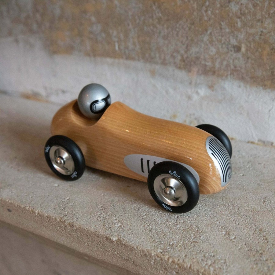 Christmas Hippychick | Vilac Natural Wood Old Sport Car