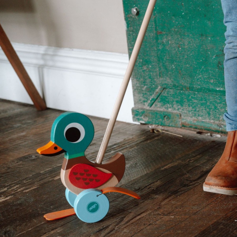 Christmas Hippychick | Vilac Duck Push Toy