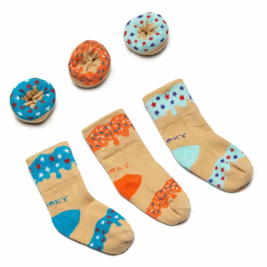 Christmas Hippychick | Dooky Socks - Blueberry Orange (3 Pairs)