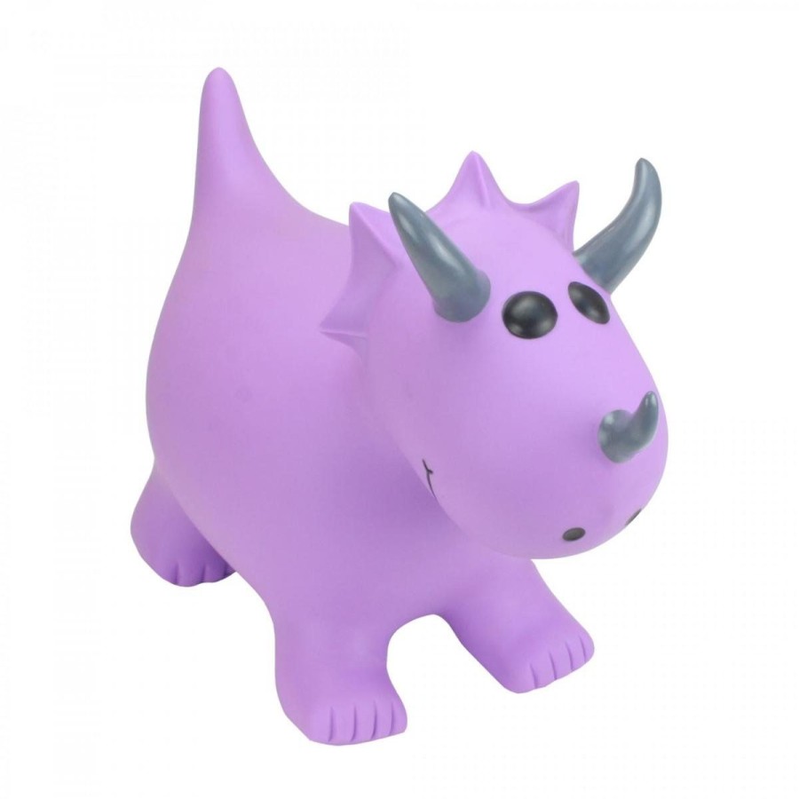 Christmas Hippychick | Purple Triceratops