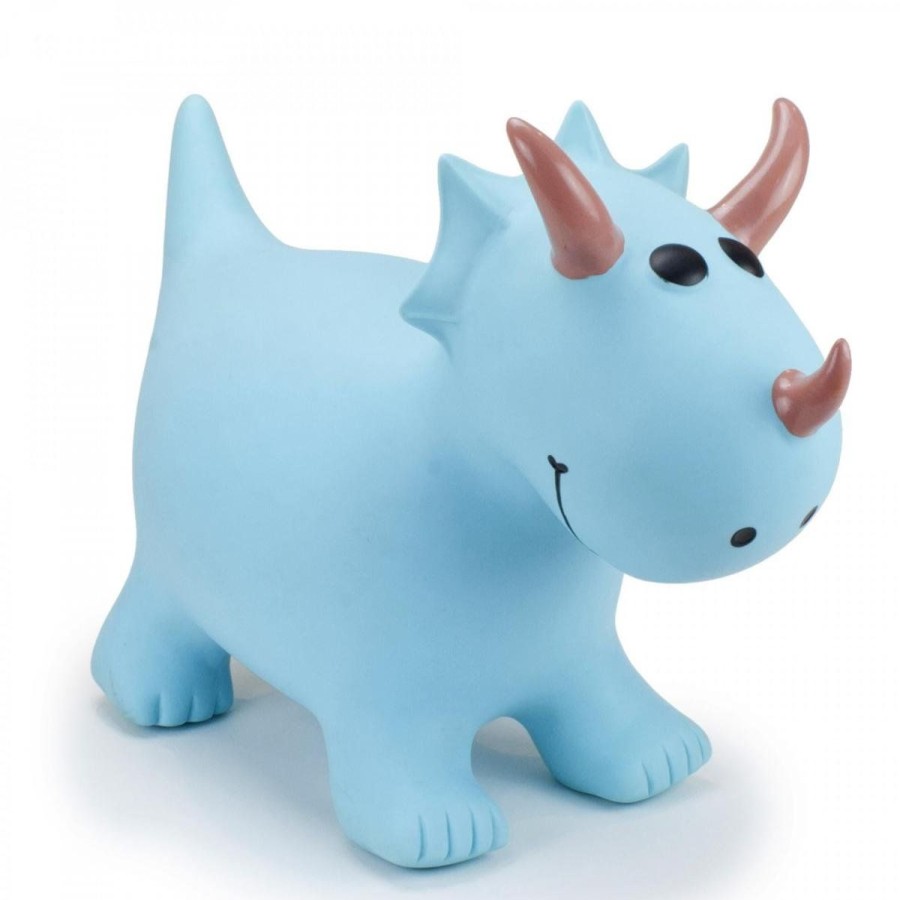 Christmas Hippychick | Turquoise Triceratops