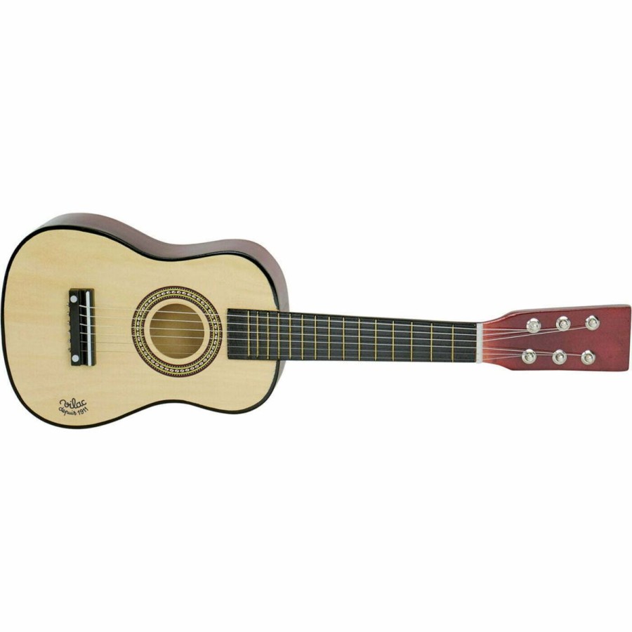 Christmas Hippychick | Vilac Natural Wood Guitar