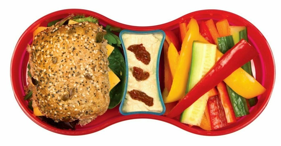 Christmas Hippychick | Tum Tum - Lunch Set With Dipping Pot Separator