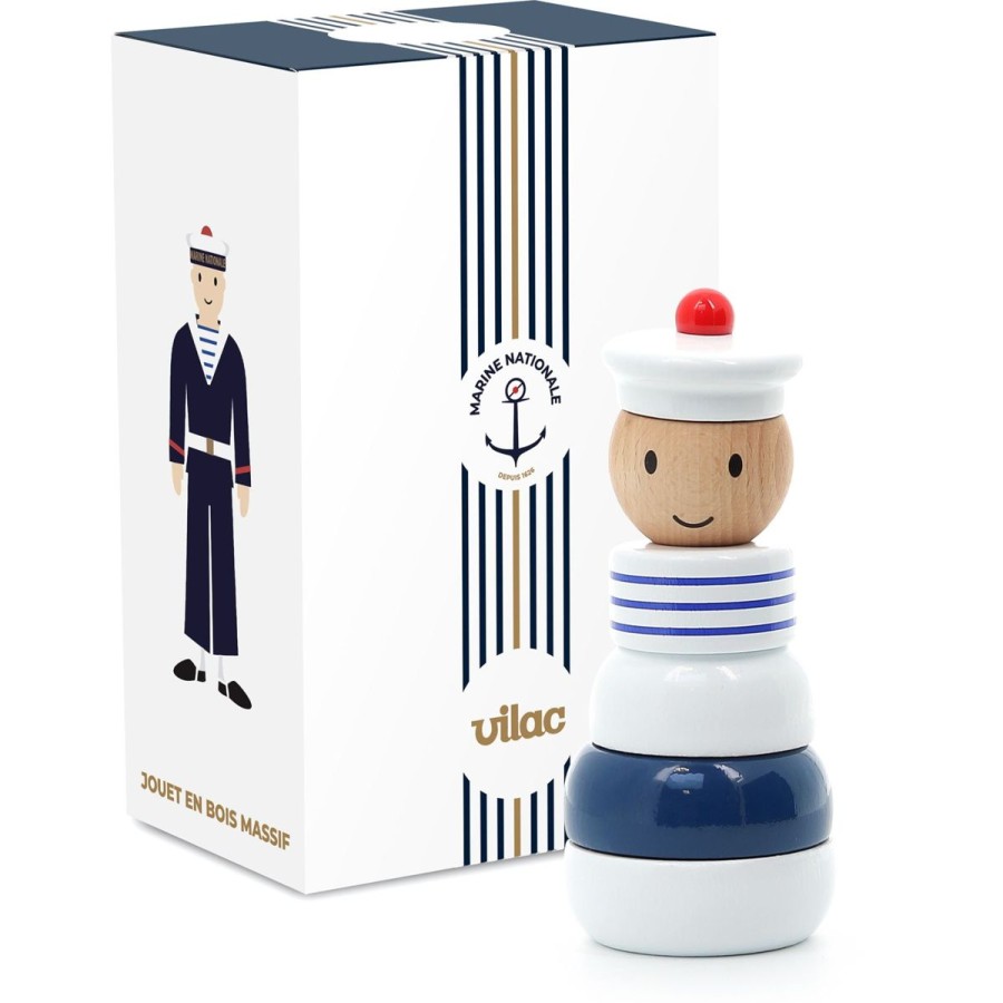 Christmas Hippychick | Vilac Sailor Stacking Toy