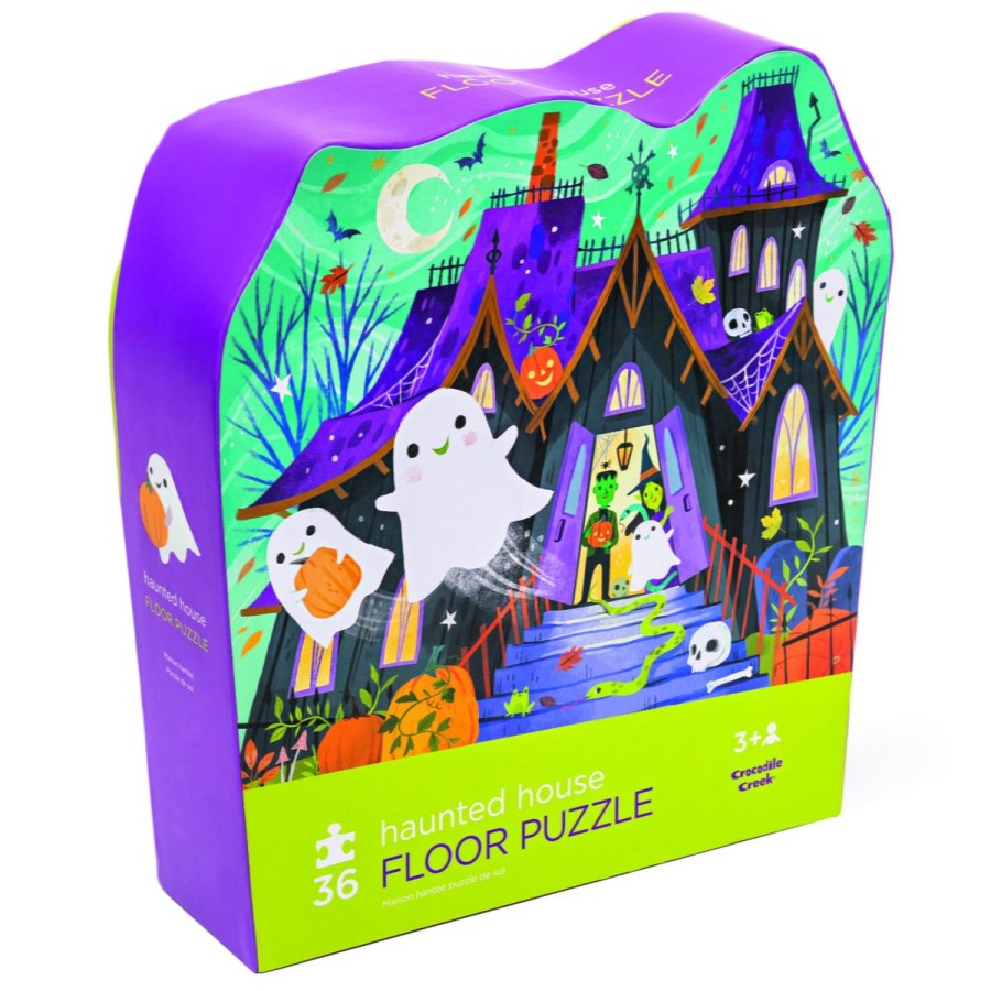 Christmas Hippychick | Crocodile Creek 36 Piece Puzzle - Haunted House