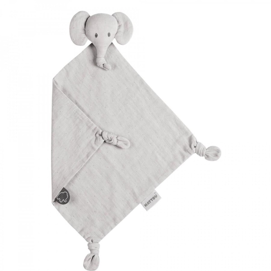 Christmas Hippychick | Nattou Tembo Elephant Doudou Swaddle Grey