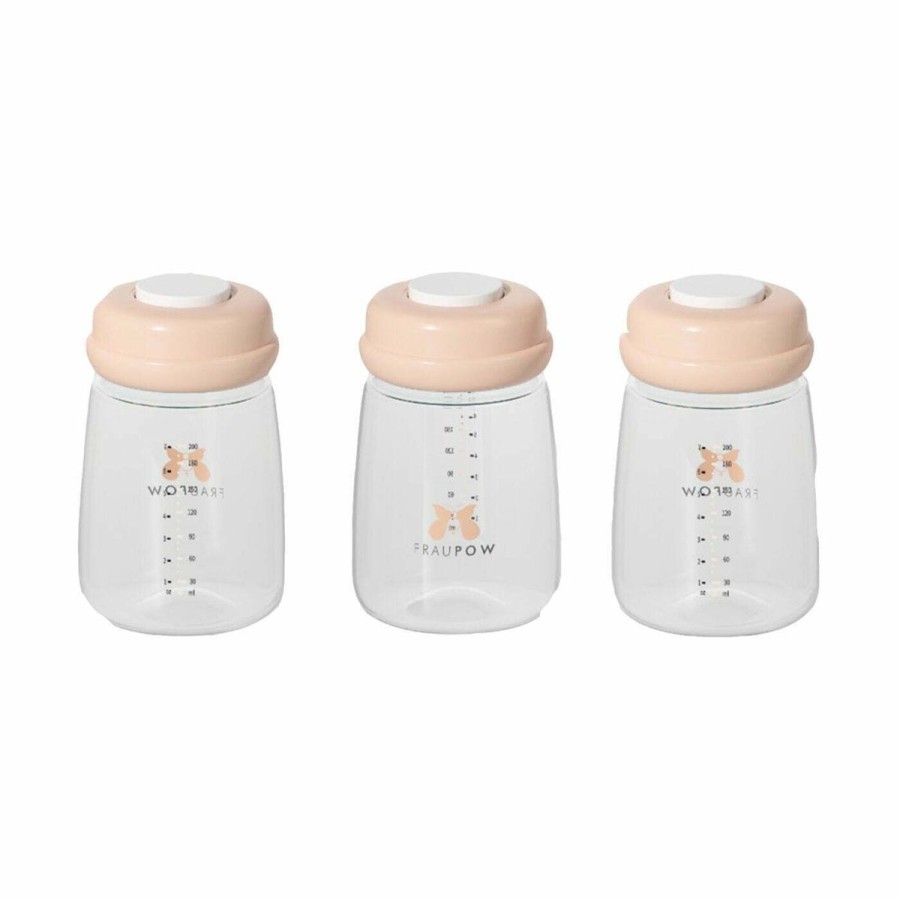 Out & About Hippychick | Fraupow Milk Storage & Feeding Bottles - 3 Pack