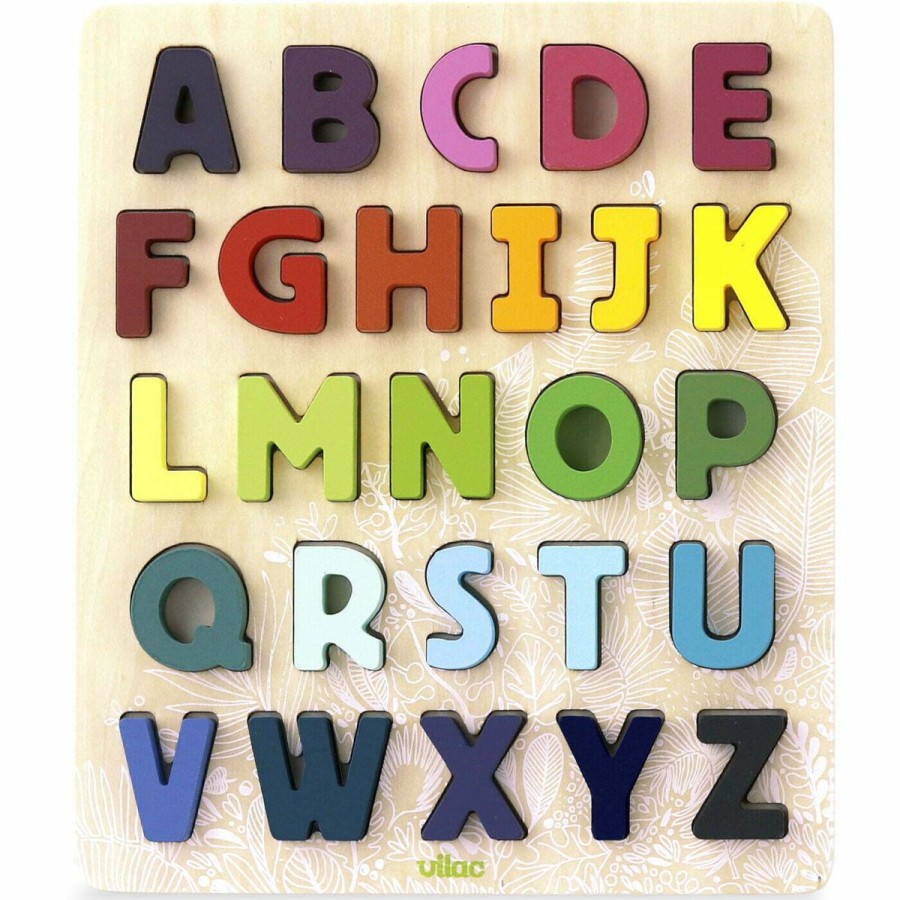 Christmas Hippychick | Vilac Under The Canopy Alphabet Shape Puzzle