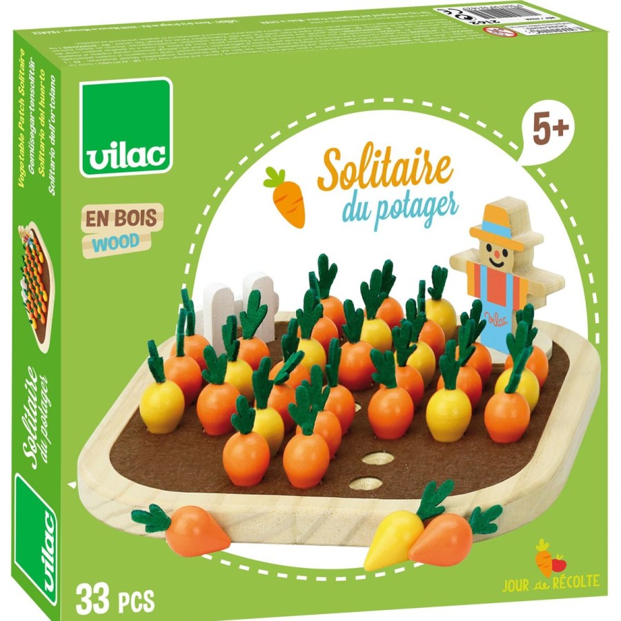 Christmas Hippychick | Vilac Vegetable Garden Solitaire