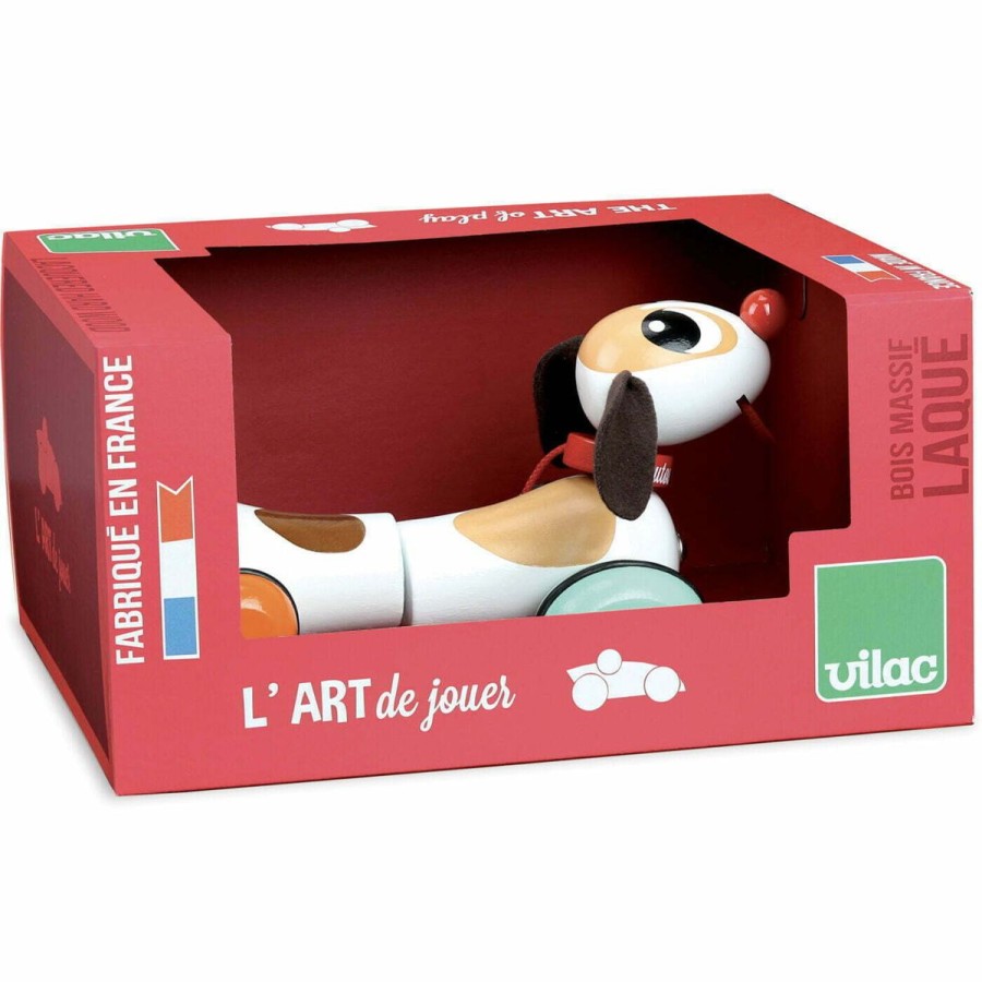 Christmas Hippychick | Vilac Toutou Dog Pull Toy